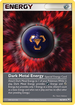 Dark Metal Energy, Team Rocket Returns #94, Pokémon TCG card