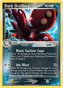 Dark Octillery, Team Rocket Returns #8, Pokémon TCG card
