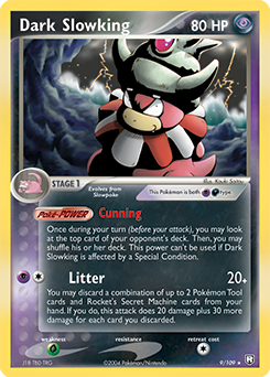 Dark Slowking, Team Rocket Returns #9, Pokémon TCG card