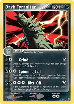 Dark Tyranitar, Team Rocket Returns #19, Pokémon TCG card