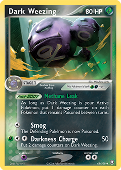 Dark Weezing, Team Rocket Returns #42, Pokémon TCG card