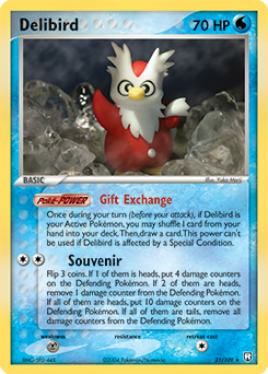 Delibird, Team Rocket Returns #21, Pokémon TCG card