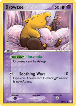 Drowzee, Team Rocket Returns #54, Pokémon TCG card