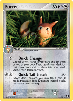 Furret, Team Rocket Returns #22, Pokémon TCG card