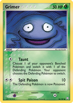 Grimer, Team Rocket Returns #56, Pokémon TCG card