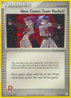 Here Comes Team Rocket!, Team Rocket Returns #111, Pokémon TCG card