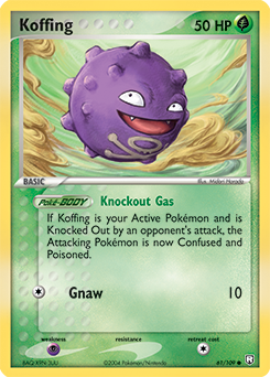 Koffing, Team Rocket Returns #61, Pokémon TCG card