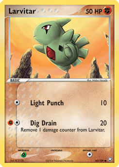 Larvitar, Team Rocket Returns #63, Pokémon TCG card