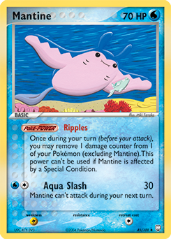 Mantine, Team Rocket Returns #45, Pokémon TCG card