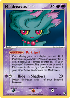 Misdreavus, Team Rocket Returns #25, Pokémon TCG card
