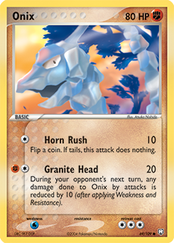 Onix, Team Rocket Returns #69, Pokémon TCG card