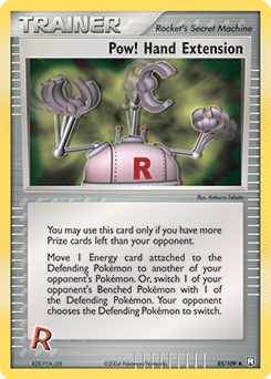 Pow! Hand Extension, Team Rocket Returns #85, Pokémon TCG card