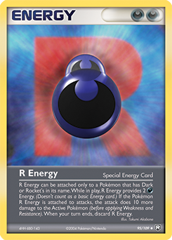 R Energy, Team Rocket Returns #95, Pokémon TCG card