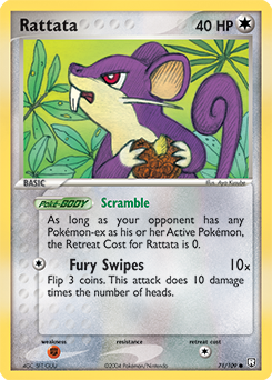 Rattata, Team Rocket Returns #71, Pokémon TCG card