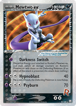 Rocket's Mewtwo ex, Team Rocket Returns #99, Pokémon TCG card