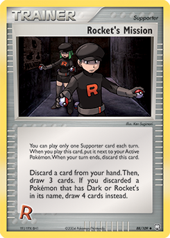 Rocket's Mission, Team Rocket Returns #88, Pokémon TCG card