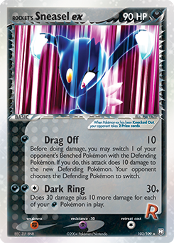 Rocket's Sneasel ex, Team Rocket Returns #103, Pokémon TCG card