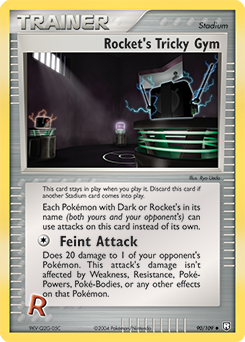 Rocket's Tricky Gym, Team Rocket Returns #90, Pokémon TCG card