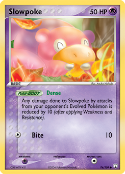 Slowpoke, Team Rocket Returns #76, Pokémon TCG card