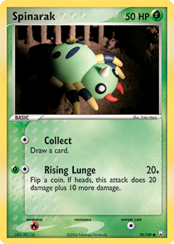 Spinarak, Team Rocket Returns #78, Pokémon TCG card