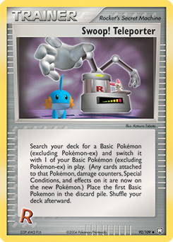 Swoop! Teleporter, Team Rocket Returns #92, Pokémon TCG card