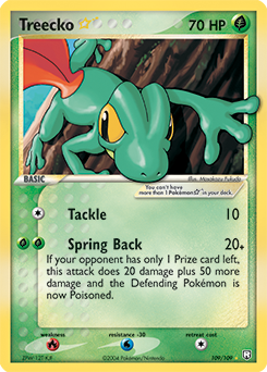 Treecko ★, Team Rocket Returns #109, Pokémon TCG card