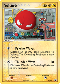 Voltorb, Team Rocket Returns #80, Pokémon TCG card