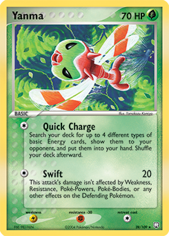 Yanma, Team Rocket Returns #28, Pokémon TCG card