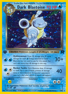 Dark Blastoise, Team Rocket #3, Pokémon TCG card
