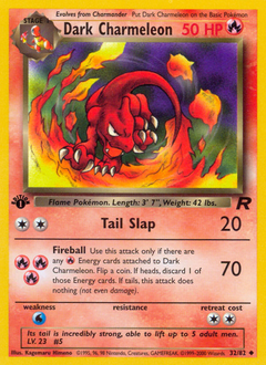 Dark Charmeleon, Team Rocket #32, Pokémon TCG card