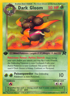 Dark Gloom, Team Rocket #36, Pokémon TCG card