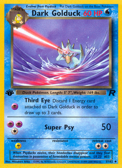 Dark Golduck, Team Rocket #37, Pokémon TCG card