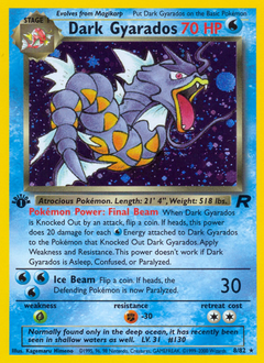Dark Gyarados, Team Rocket #8, Pokémon TCG card
