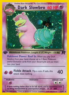 Dark Slowbro, Team Rocket #12, Pokémon TCG card
