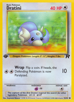 Dratini, Team Rocket #53, Pokémon TCG card