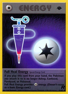 Full Heal Energy, Team Rocket #81, Pokémon TCG card