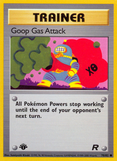 Goop Gas Attack, Team Rocket #78, Pokémon TCG card