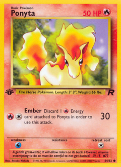 Ponyta, Team Rocket #64, Pokémon TCG card