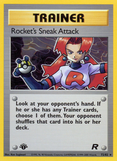 Rocket's Sneak Attack, Team Rocket #72, Pokémon TCG card