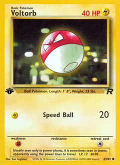 Voltorb, Team Rocket #69, Pokémon TCG card