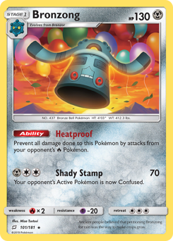 Bronzong, Team Up #101, Pokémon TCG card