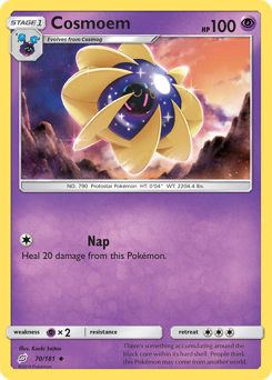 Cosmoem, Team Up #70, Pokémon TCG card