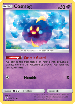 Cosmog, Team Up #69, Pokémon TCG card