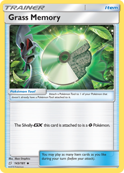 Grass Memory, Team Up #143, Pokémon TCG card