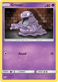 Grimer, Team Up #62, Pokémon TCG card