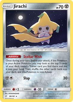 Jirachi, Team Up #99, Pokémon TCG card
