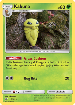 Kakuna, Team Up #4, Pokémon TCG card