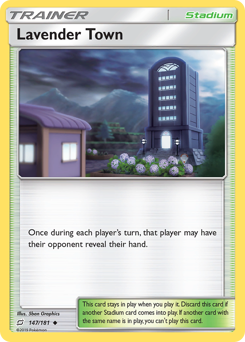 Lavender Town, Team Up #147, Pokémon TCG card