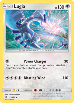Lugia, Team Up #131, Pokémon TCG card