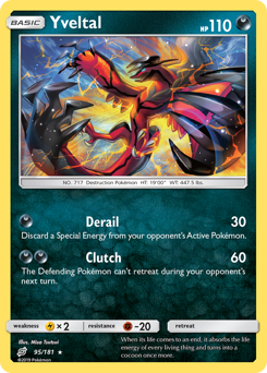 Yveltal, Team Up #95, Pokémon TCG card